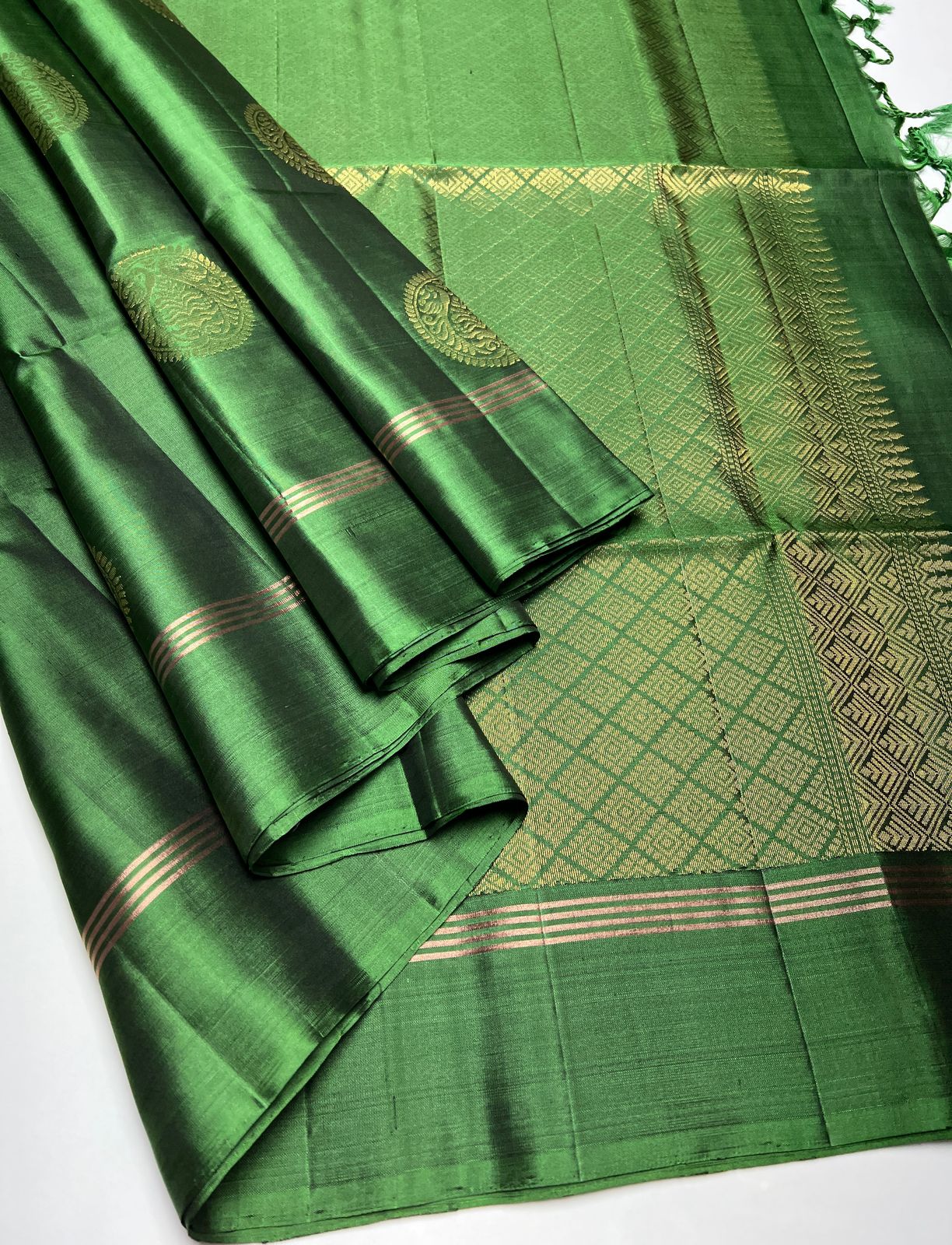 Green Color - Soft Silk Saree