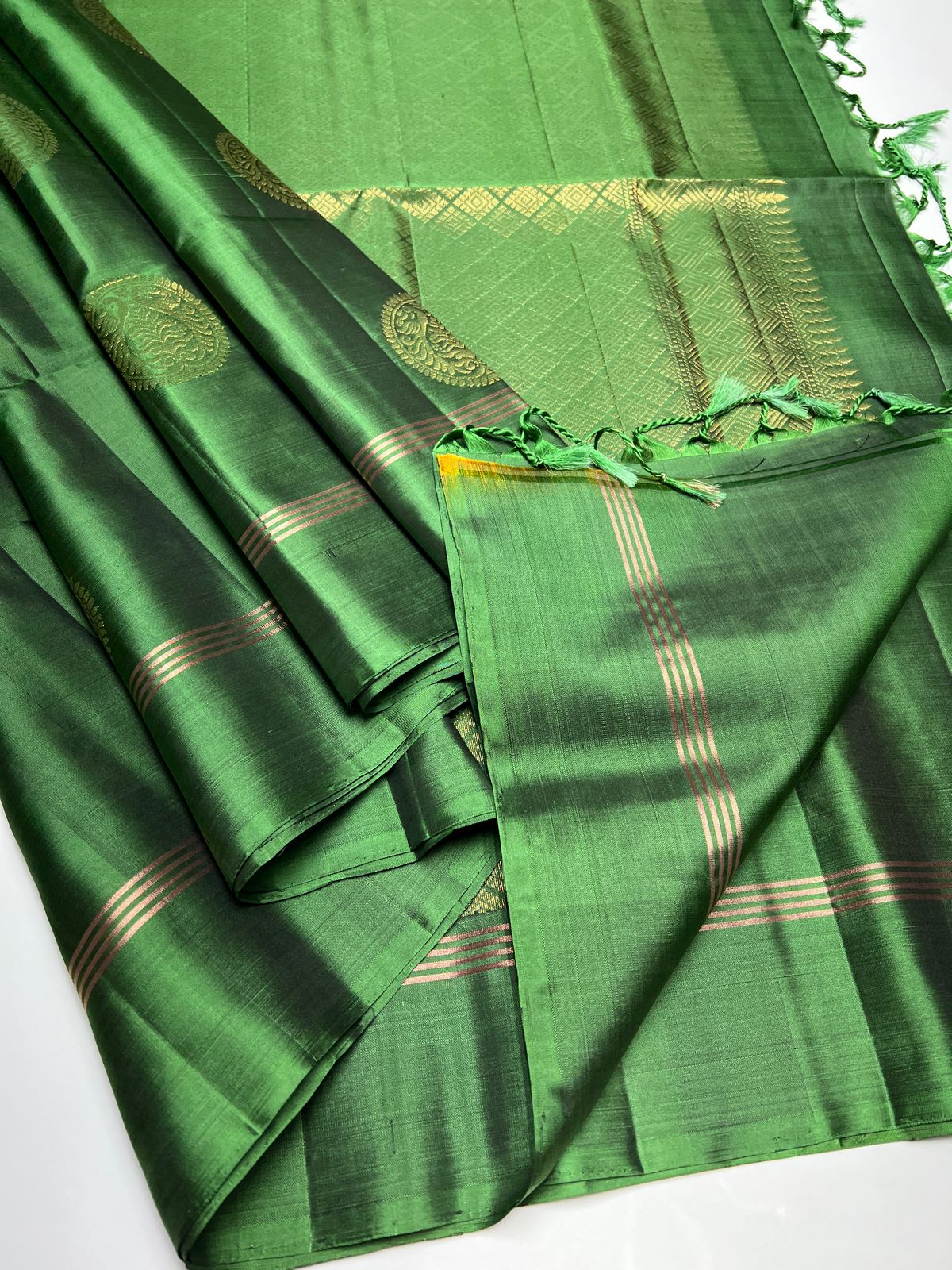 Green Color - Soft Silk Saree