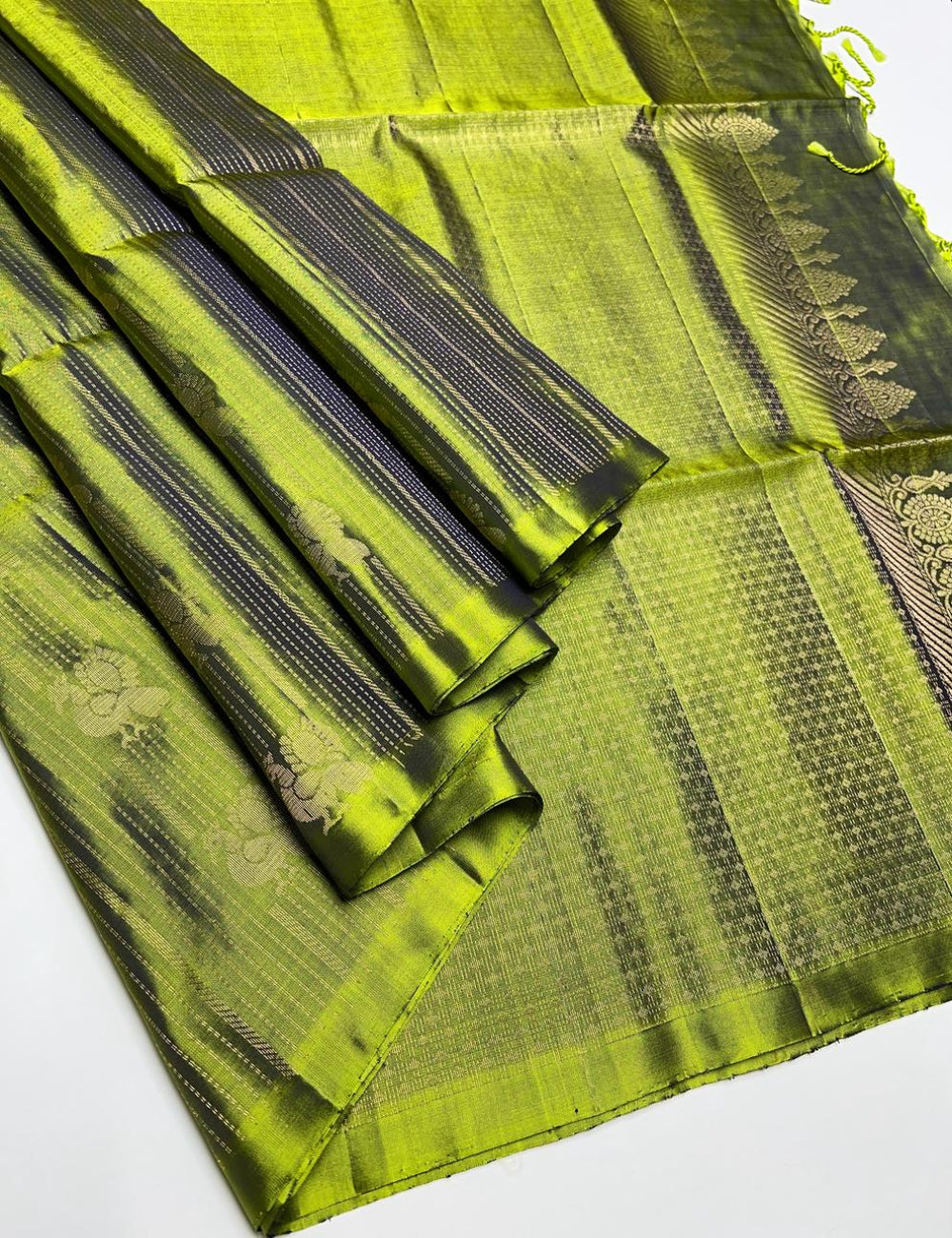 Light Green Color - Soft Silk Saree