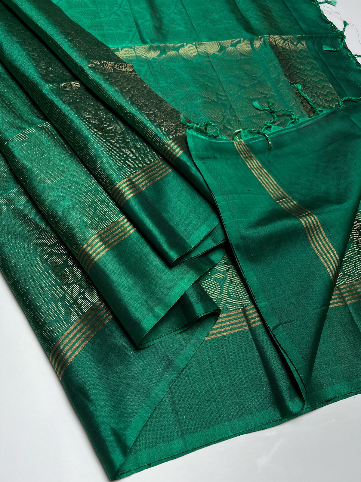 Green Color - Soft Silk Saree