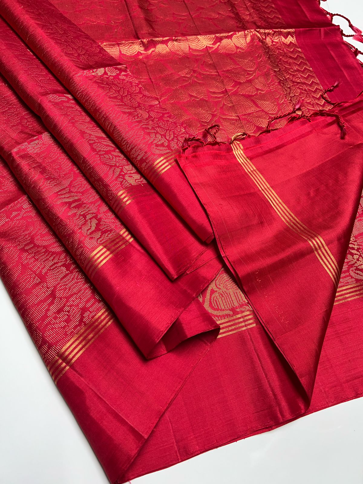Red Color - Soft Silk Saree