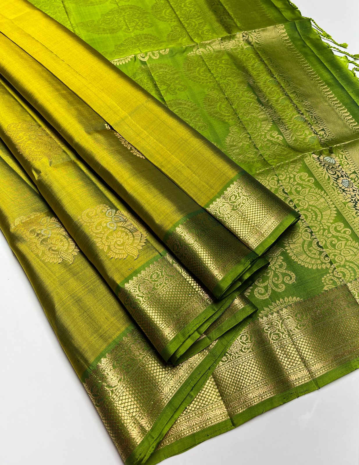 Green Color - Soft Silk Saree