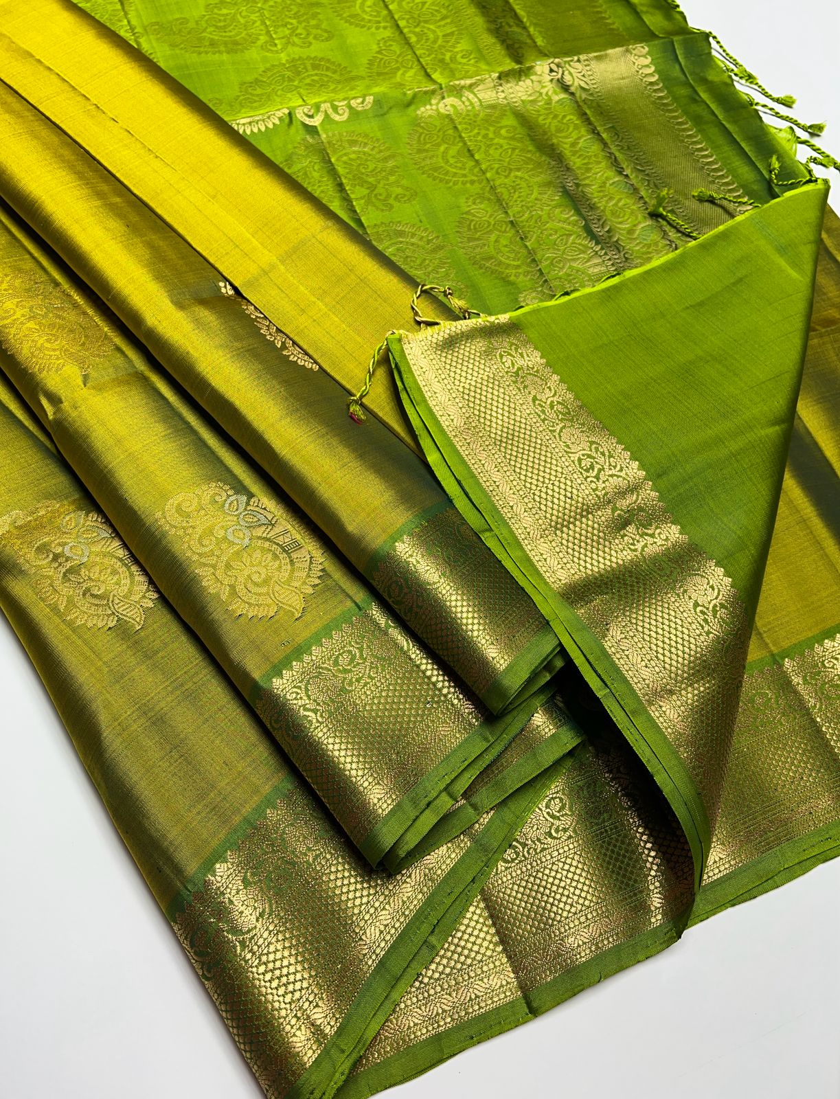 Green Color - Soft Silk Saree