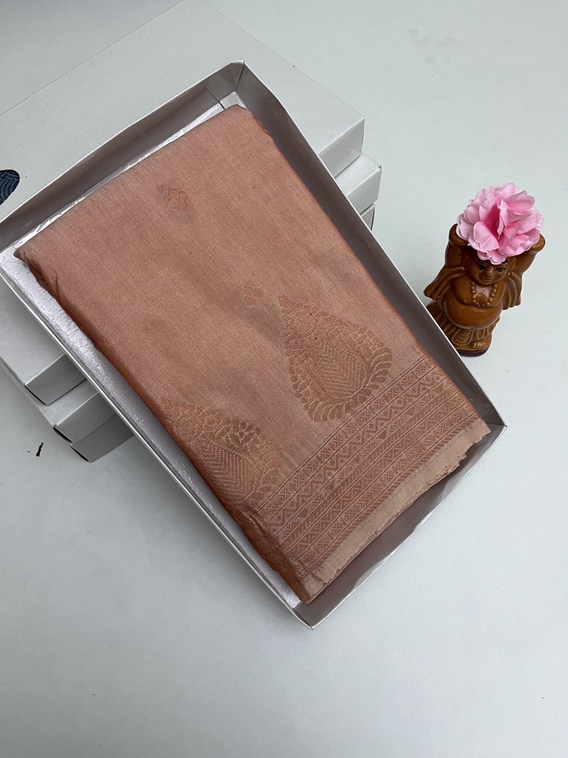 PEACHISH ORANGE - SOFT SILK COTTON