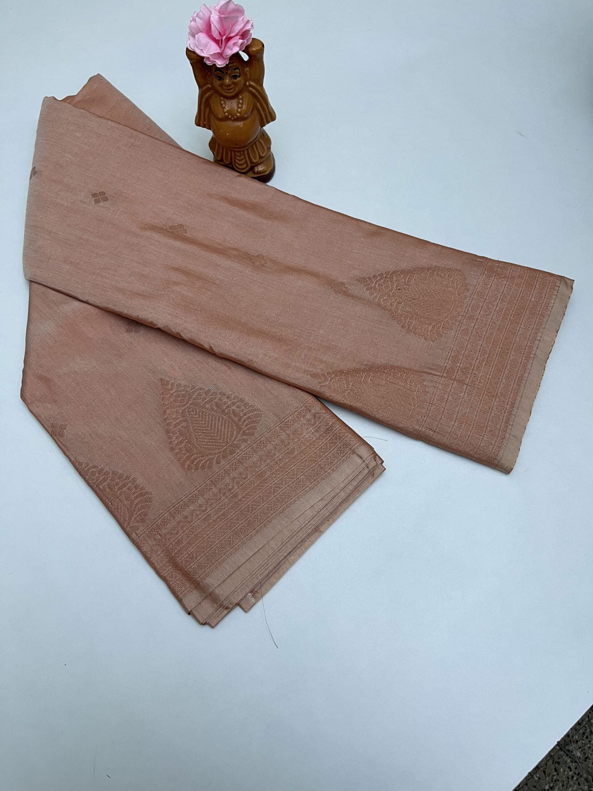 PEACHISH ORANGE - SOFT SILK COTTON